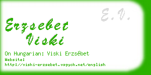 erzsebet viski business card